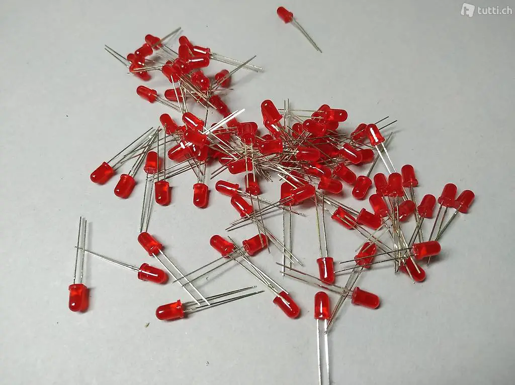 Lotto di diodi led rossi