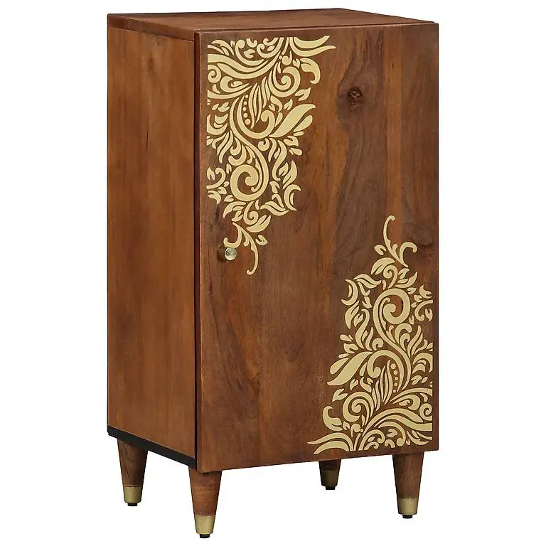Sideboard 40x33x75 cm Massivholz Mango