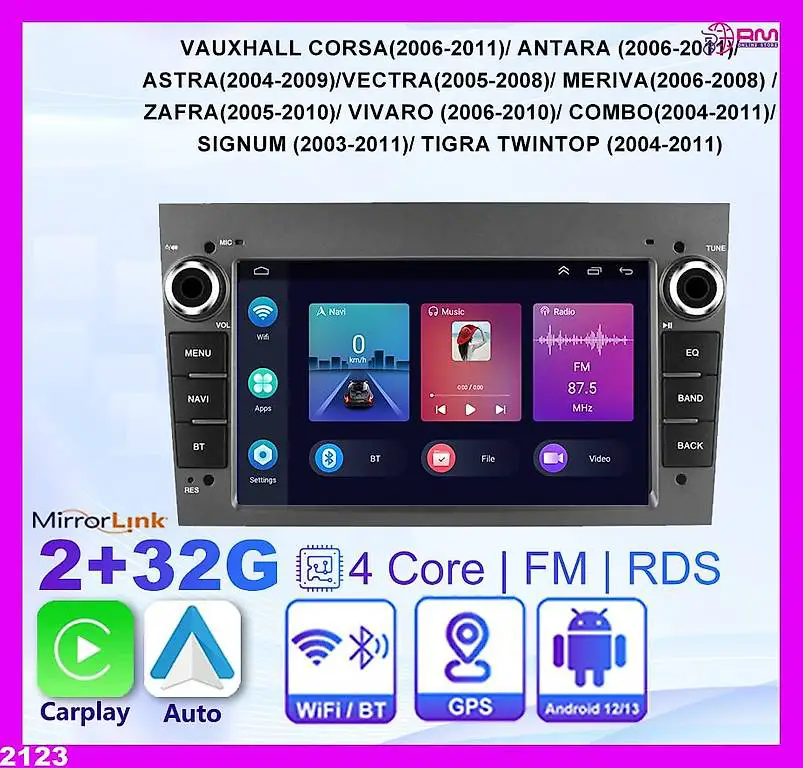 Opel Android 12 Autoradio CarPlay Universal