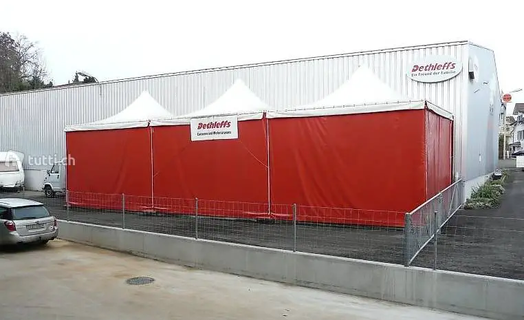  4 x 5 m Ganzjahrespavillon, Weidezelt, Pavillon, Unterstand