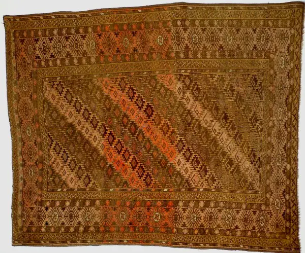 Orientteppich 19. Jh. Nomaden 198x162 T090