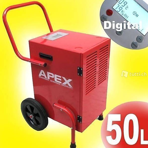  NEU APEX Bautrockner Luftentfeuchter 50 L
