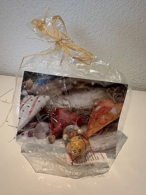 Karte mit Schnecke als Halter