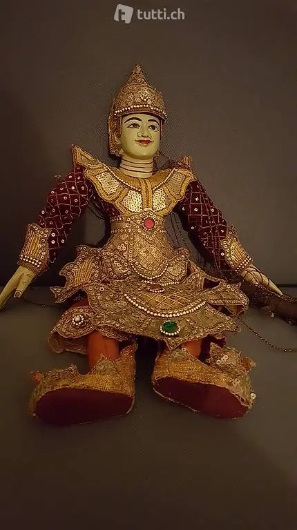 Marionette Theaterpuppe Handpuppe Puppentheater Puppe BURMA
