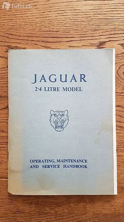 Jaguar 2.4 Liter Betriebsanleitung