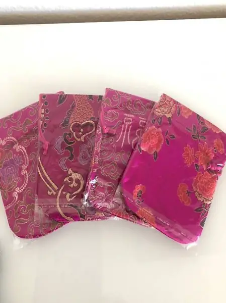 Satin-Beutel NEU, diverse Farben