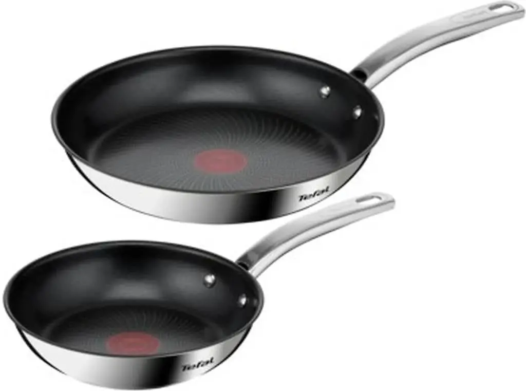 Tefal Pfannenset B817S255, Edelstahl, 2-teilig, 2-teilig, Ø