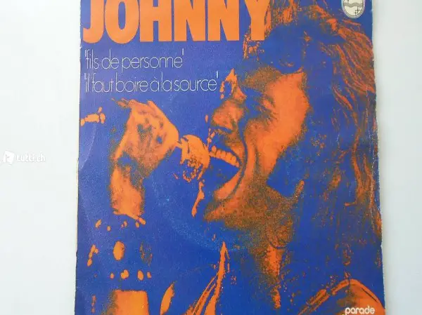 Johnny Halliday, Single Vinyl