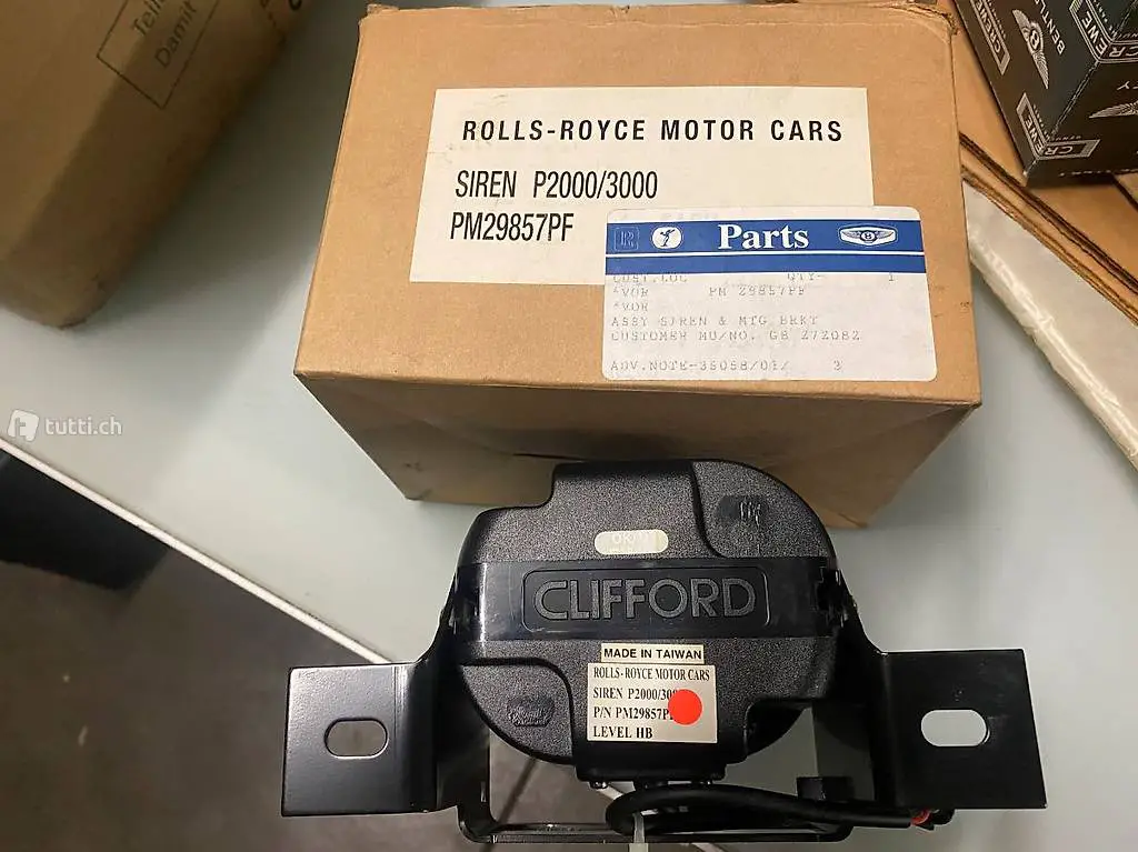  RR - BENTLEY Sirène Assy et Support de montage PM29857PF