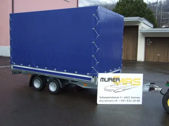 BESTTRAILERS, Condor 1 2700 KG mit Blachenaufbau, Brücke-Verdeck