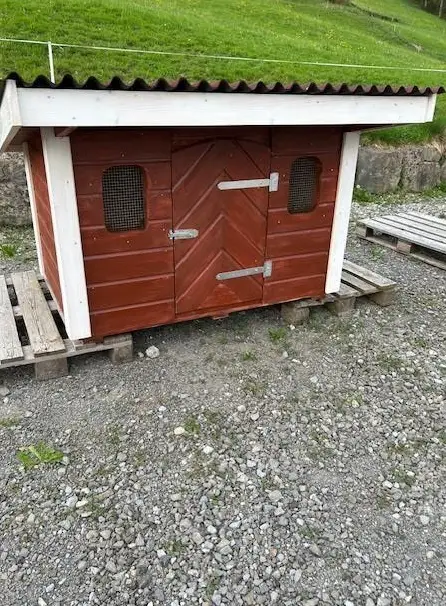 Geflügelstall in Fichte massiv, Typ Schweden