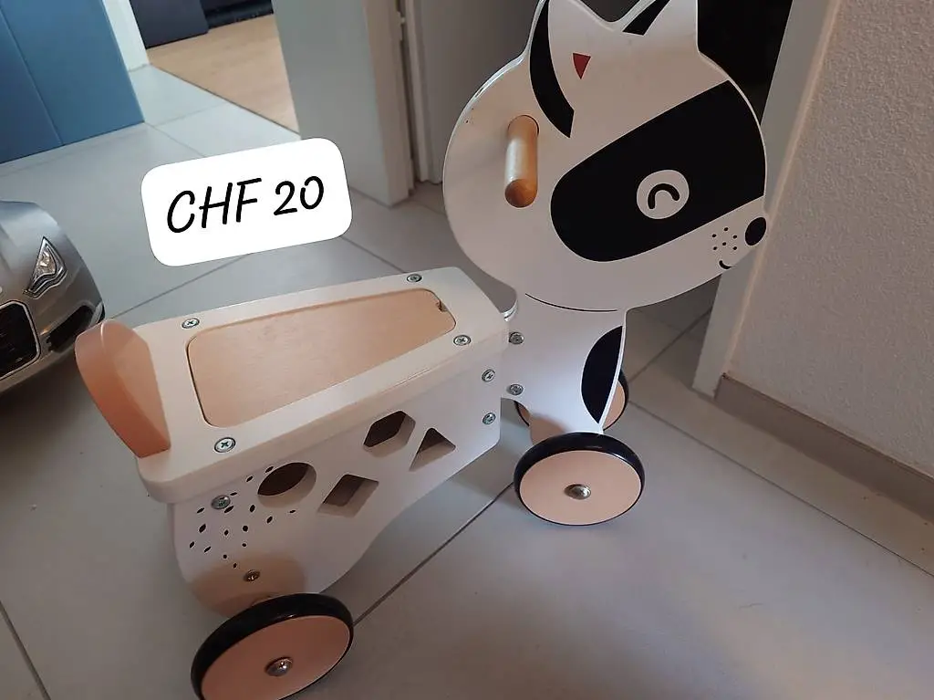 Waschbär Rutsch Laufrad Kleinkinder