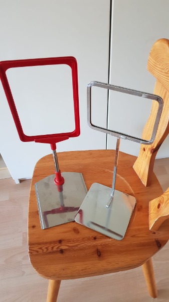 Preisschild Ständer 2x - Présentoir de prix