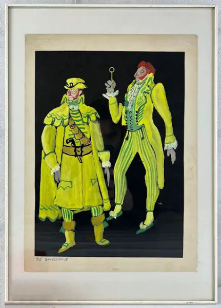 Max Röthlisberger (1914-2003) Bühnenbildner - Zeichnung