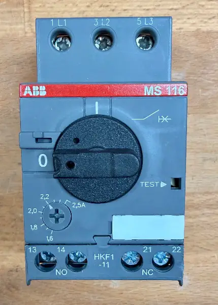 ABB MS116 2.5A Motorschutzschalter