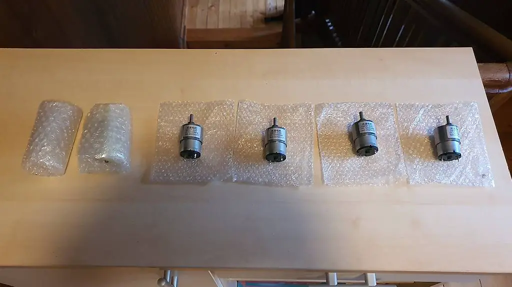 Rc 6x Getriebemotoren 12v / 35rpm / Neuwertig