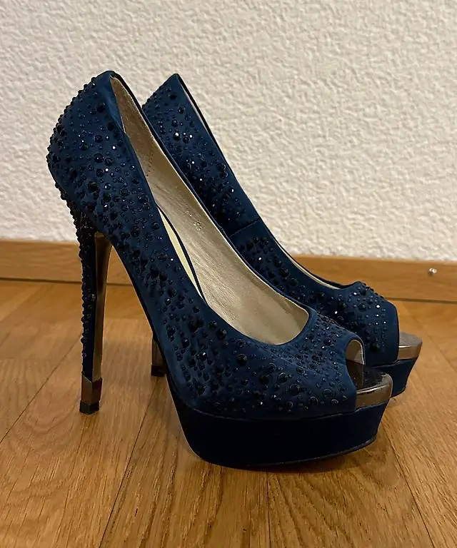 High heels dunkelblau