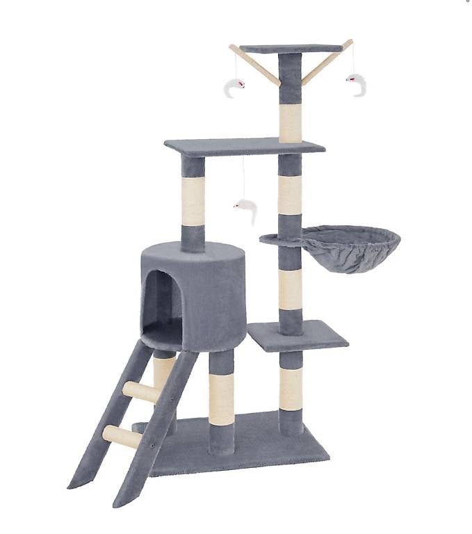 Kratzbaum Dominik grau