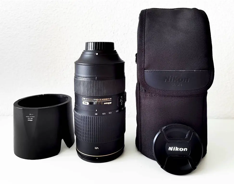 AF-S Nikkor 80-400mm f/4.5-5.6 G ED VR mit Tasche