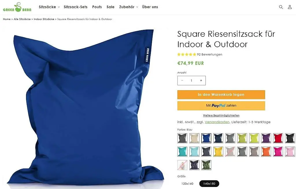 Sitzsäcke, diverse farben, neuBeanbags, various colors, new