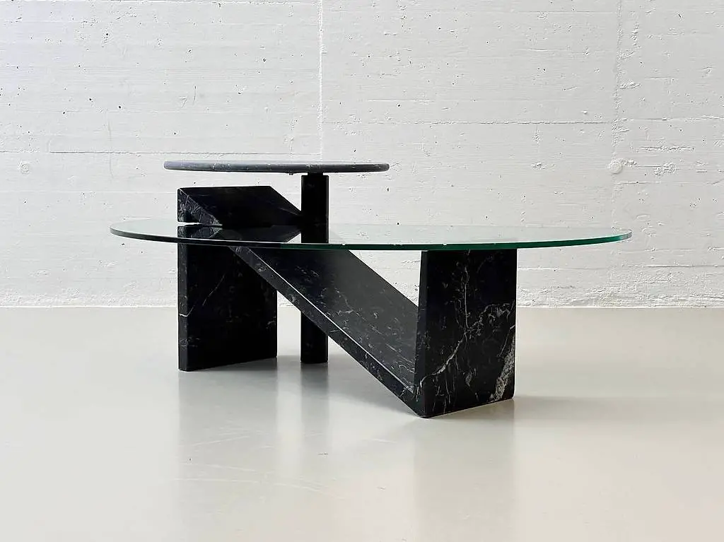 Moderner Stein Couchtisch, 1994er Jahre