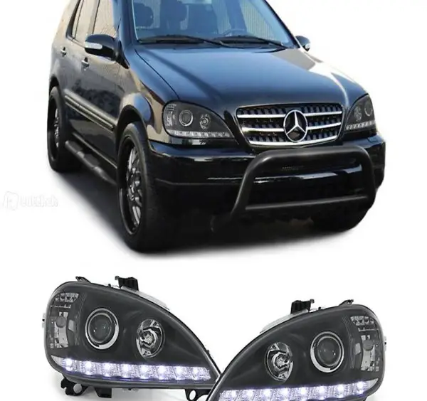  SCHEINWERFER SET TAGFAHRLICHT OPTIK, Mercedes ML W163 98-01