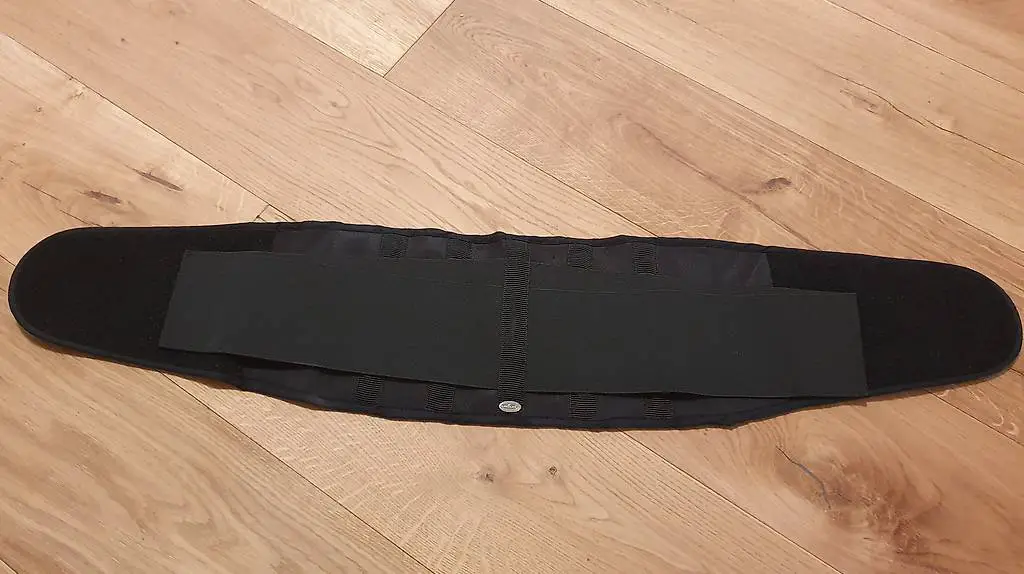 Nierengurt Motorrad in Schwarz Grösse 90