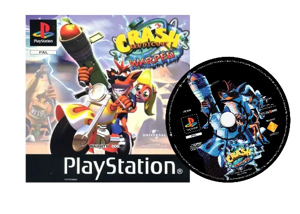 crash bandicoot 3 warped naughty dog ps1 game