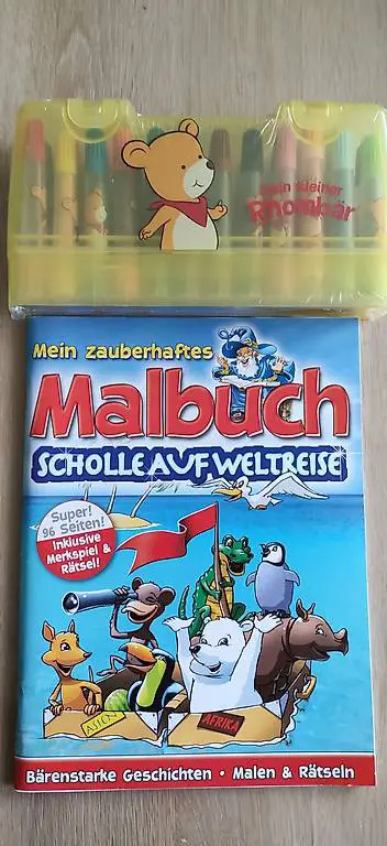 Faserstifte und Malbuch, Neu
