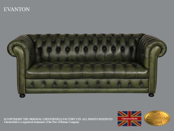 Chesterfield Timeless | 3 Sitzer Sofa Evanton |