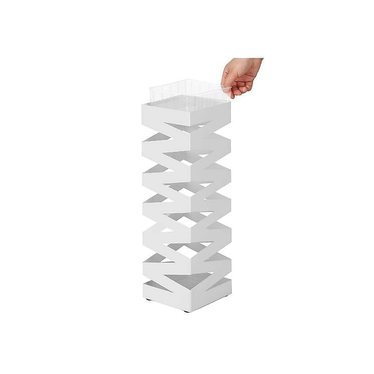 Schirmständer Metall Weiss