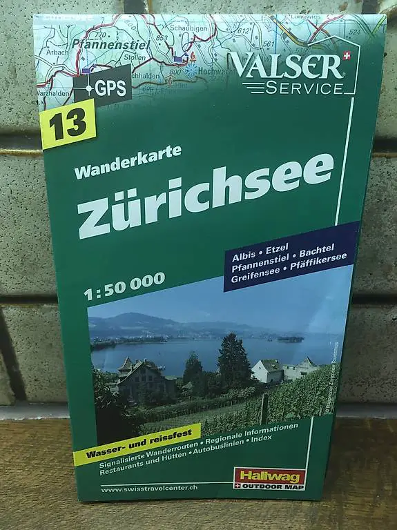 Wanderkarten im Duo - Zürichsee und Val de Travers