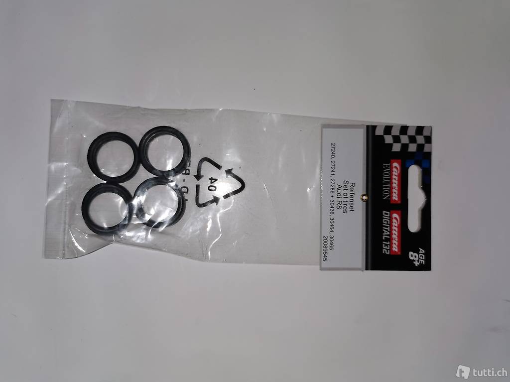 Carrera Reifen für Audi R8- 1:32 Art.Nr.: 89545