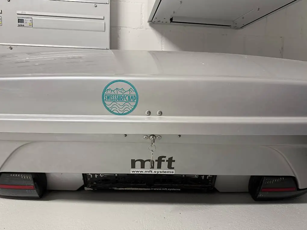 MFT Heckbox mit Back Carrier zu verkaufen