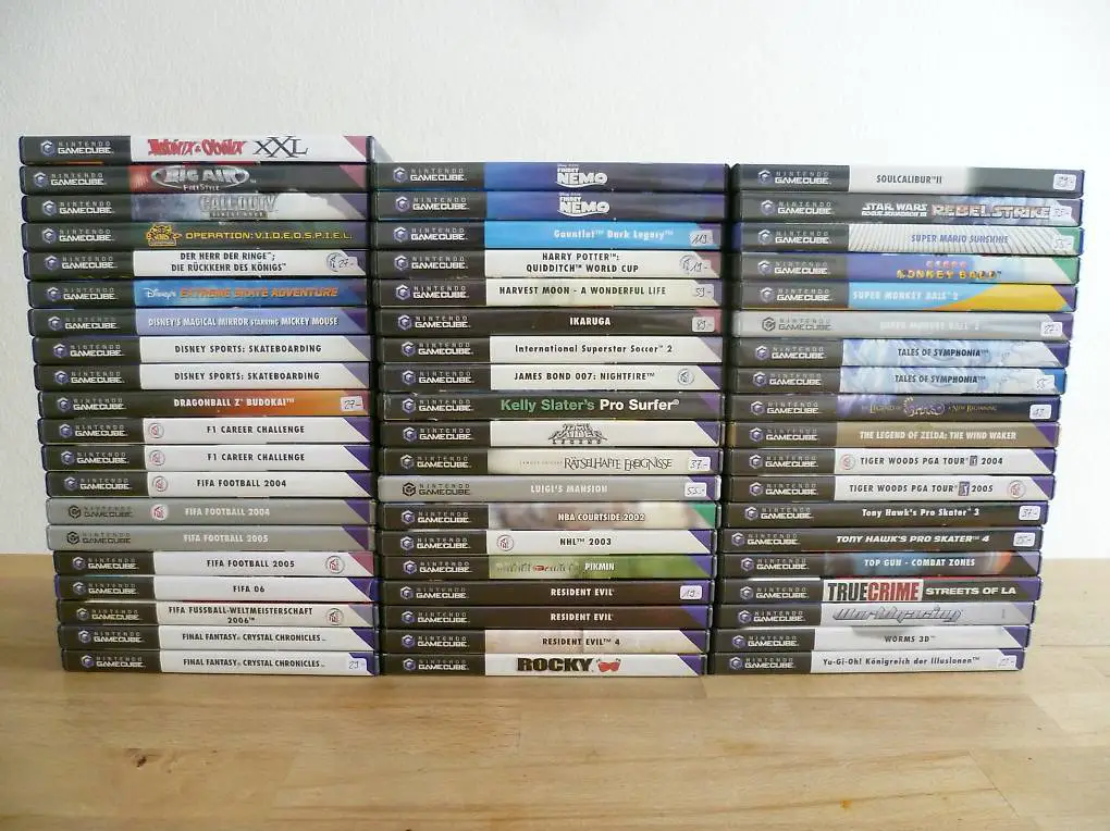 GameCube Spiele (einzelne Preise in der Beschreibung)