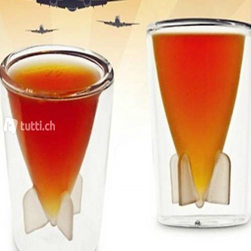  Bombs away Shot Glas, 2er Set