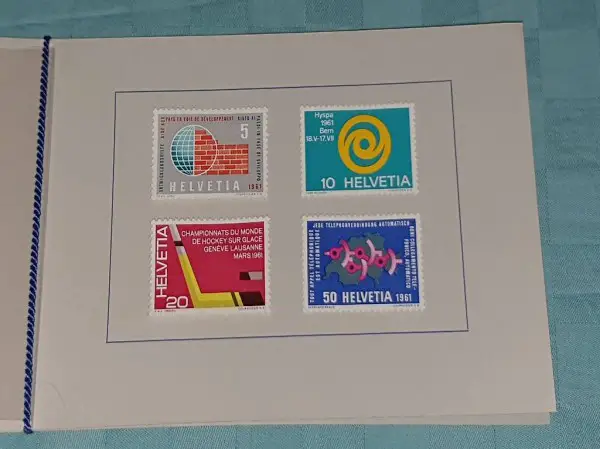  Briefmarken 1961 Werbe - und Gedenkmarken ungestempelt