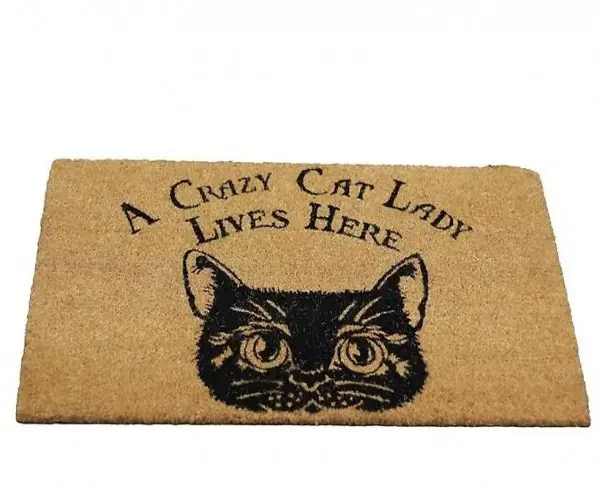 Fussmatte Crazy Cat Lady