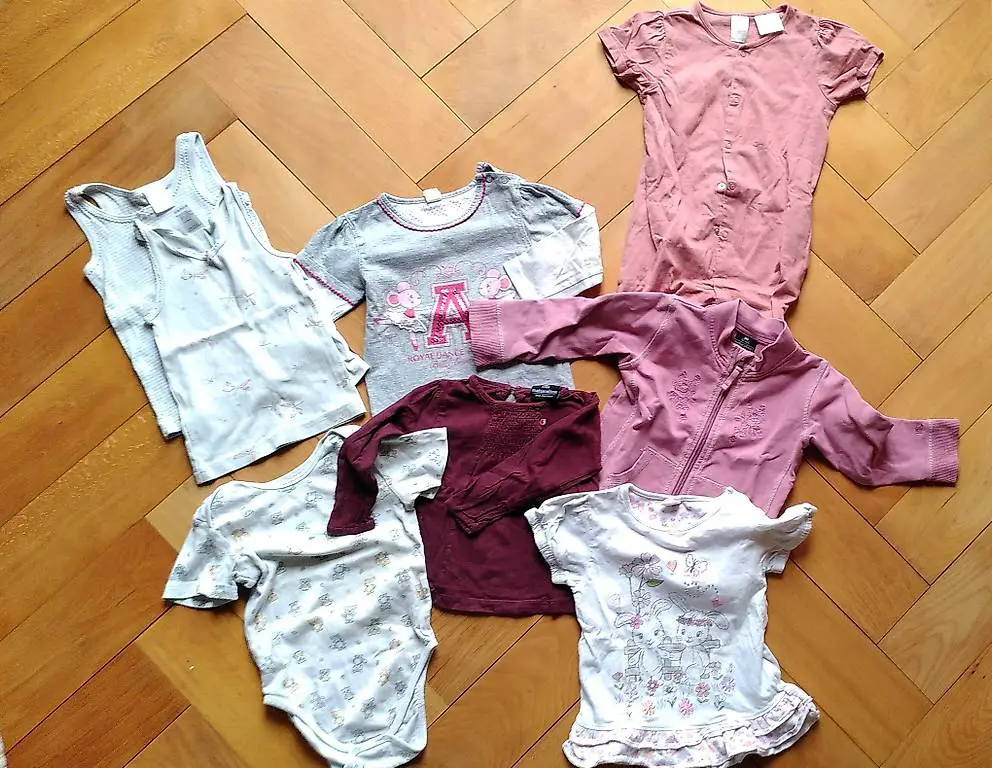 Kleiderpaket Bio-Baumwolle Mädchen Gr. 86