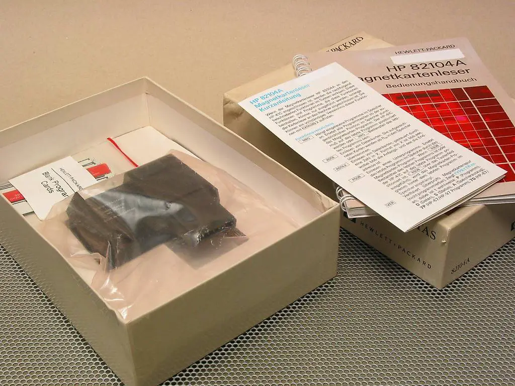 hewlett packard hp82104a kartenleser wie neu ovp card reader