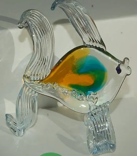 Unikat No. 16 Glas-Fisch