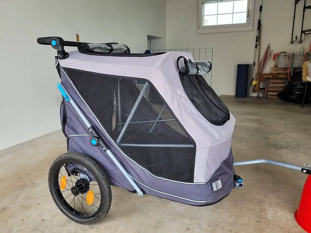 Hundeanhänger / Veloanhänger für Hunde, occasion