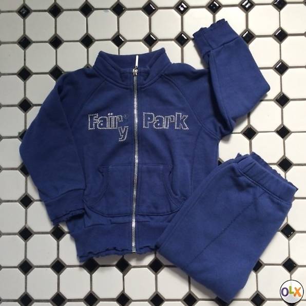 Weicher jogginganzug für mädchen - 2/3 jahre