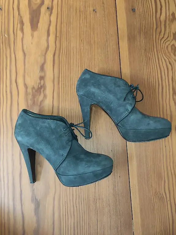 Wildleder Booties - Navyboot
