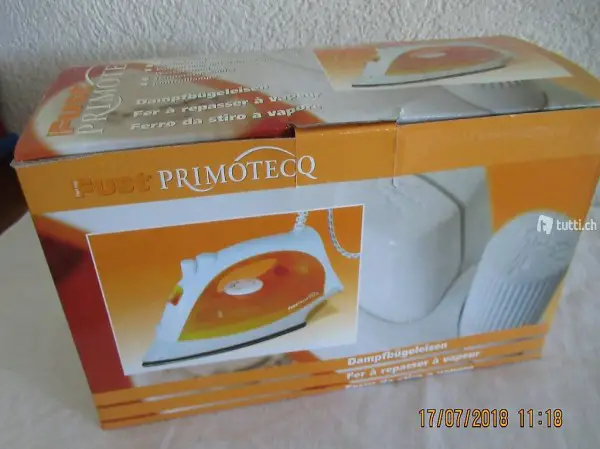 Bügeleisen, PRIMOTECQ DB 700, Dampfregler, für Dampfbügeln
