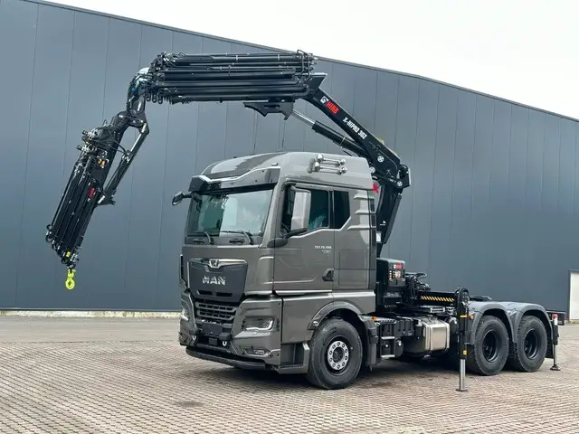 MAN, TGX 26.580 6x4 Kran Hiab 302-6 + Jib-4, Kran