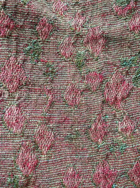 Neuer Leinenstoff rosa gemustert 140x160cm