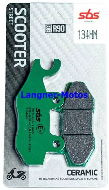 Bremsbelag SBS 134 SUZUKI AN Burgman 400, KYMCO People S 250