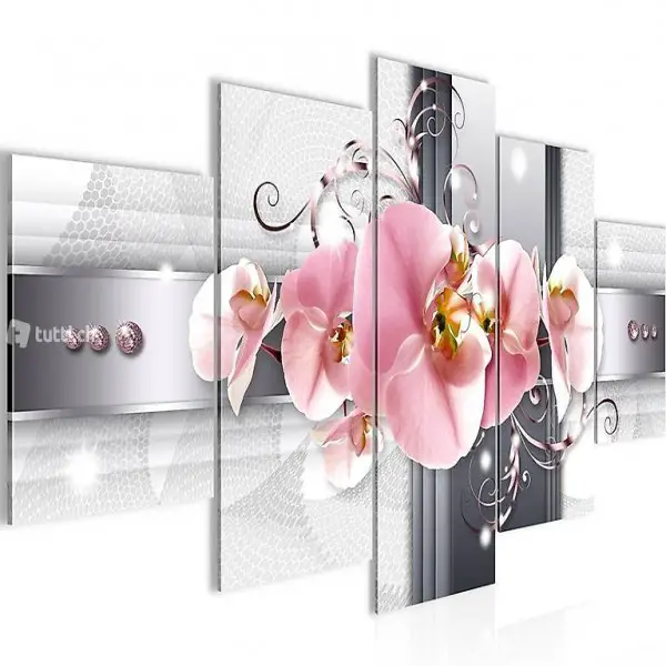  XXL Bildserie Floral Leinwand 200x100