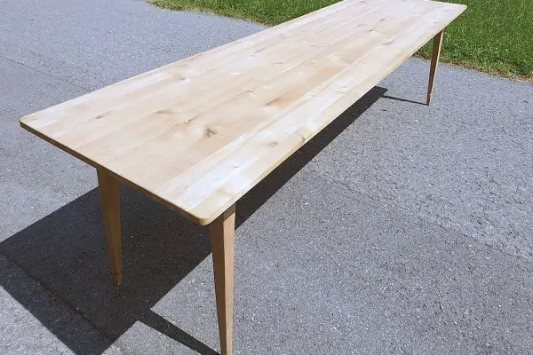  Edler, alter Esstisch aus Kirschbaum Vollholz, 3,5 m